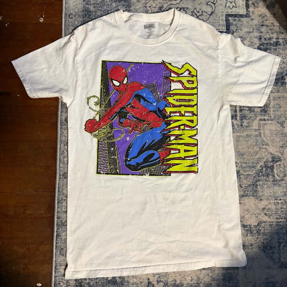 Marvel Spider-Man Graphic T-Shirt White